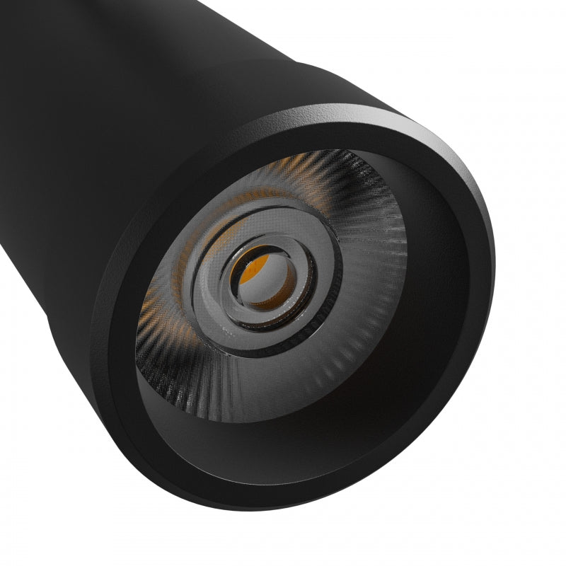 Spectrum PAVA BASIC LED Railspot 20W CCT 230V 3-Fase 20-45° Zwart IP20 2225 lumen CRI 80