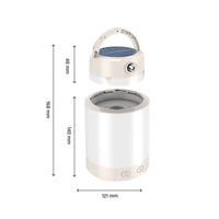 Spectrum SOLARA Campo LED campinglamp 2W 3000K-6500K IP20 USB-C zonne- oplaadbare powerbank