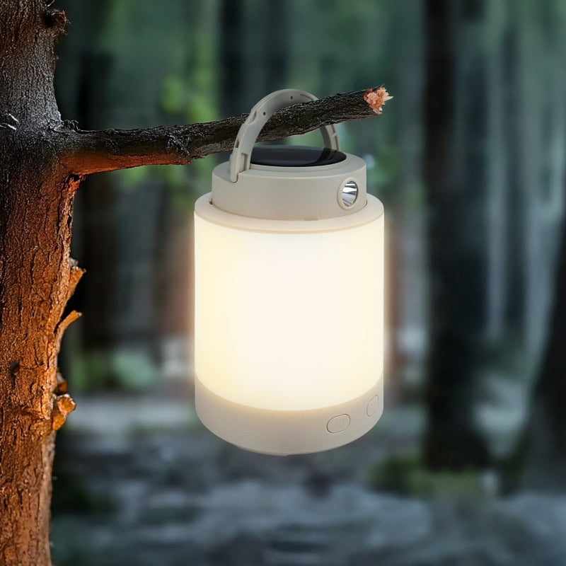Spectrum SOLARA Campo LED campinglamp 2W 3000K-6500K IP20 USB-C zonne- oplaadbare powerbank