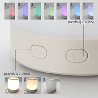 Spectrum SOLARA Campo LED campinglamp 2W 3000K-6500K IP20 USB-C zonne- oplaadbare powerbank