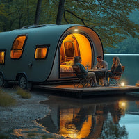 Spectrum SOLARA Campo LED campinglamp 2W 3000K-6500K IP20 USB-C zonne- oplaadbare powerbank