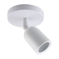 Spot encastré au plafond Spectrum SOLIS GU10 LED, montage en saillie, 230V, IP20, Blanc, 120x145mm