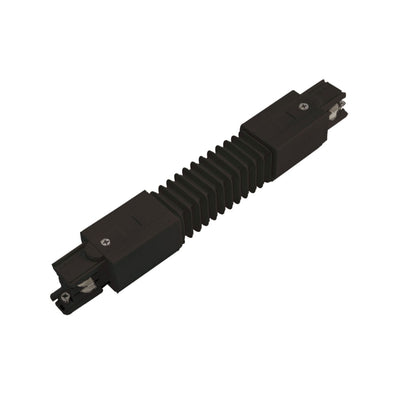 Spectrum SPS 2 flexibele connector Zwart, 230V, IP20 aluminium behuizing voor binnen plafond railverlichting