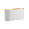 Spectrum SQUALLA G9 wandlamp, Wit Goud, 6W max, 250V, IP20, aluminium behuizing, opbouwmontage