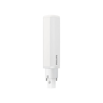 Lampe Philips CorePro LED PLC 6.9W 3000K G24d-2 avec 700 lumens et faisceau de 120°