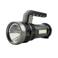 Technik handheld bouwlamp C20 XPE+COB LED 300 lumen oplaadbare 18650 batterij USB IPX2 Wit