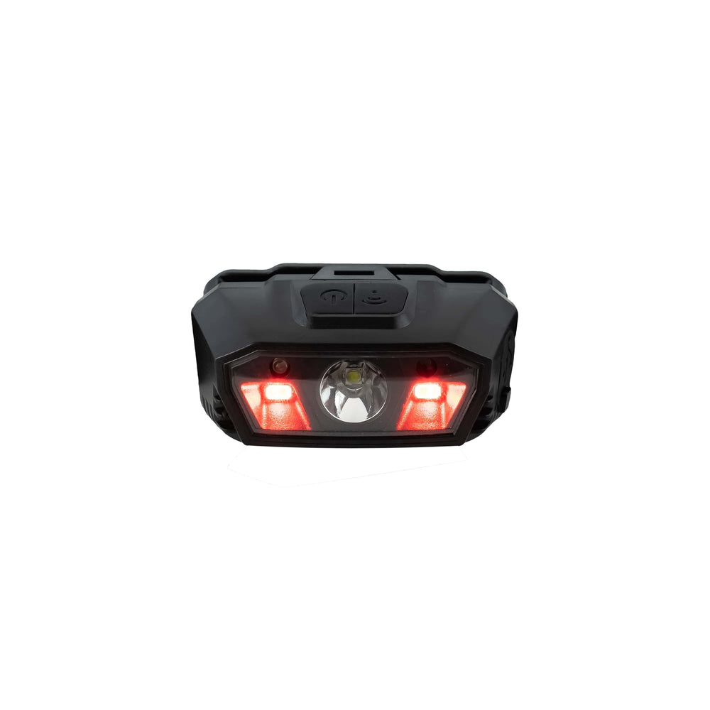 Technik Lampe frontale H15 LED rechargeable 300 lumens IP44 avec USB Type-C et capteur de mouvement