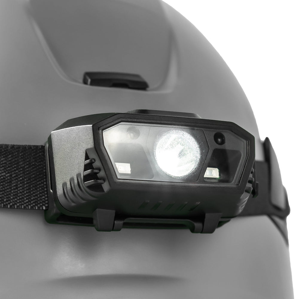 Technik Lampe frontale H15 LED rechargeable 300 lumens IP44 avec USB Type-C et capteur de mouvement