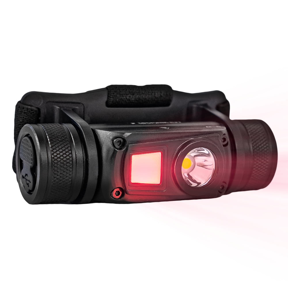 Technik Hoofdlamp H31 met Osram P9 LED, 800 lumen, 5 standen, USB-C oplaadbaar, IPX4, Wit