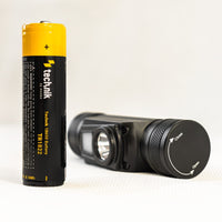 Lampe frontale Technik H31 avec LED Osram P9, 800 lumens, 5 modes, rechargeable USB-C, IPX4, Blanc