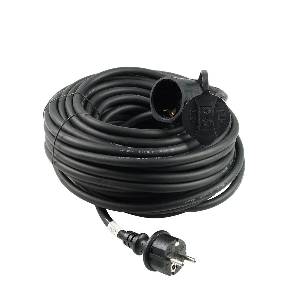 Câble rallonge industriel Technik 20m 1-voie 3x1.5mm2 H07RN-F IP44 16A usage intensif