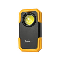 Lampe de poche LED Technik W20 COB 250 lumens, alimentée par 3xAAA, corps en plastique blanc, IPX2 avec aimant et clip