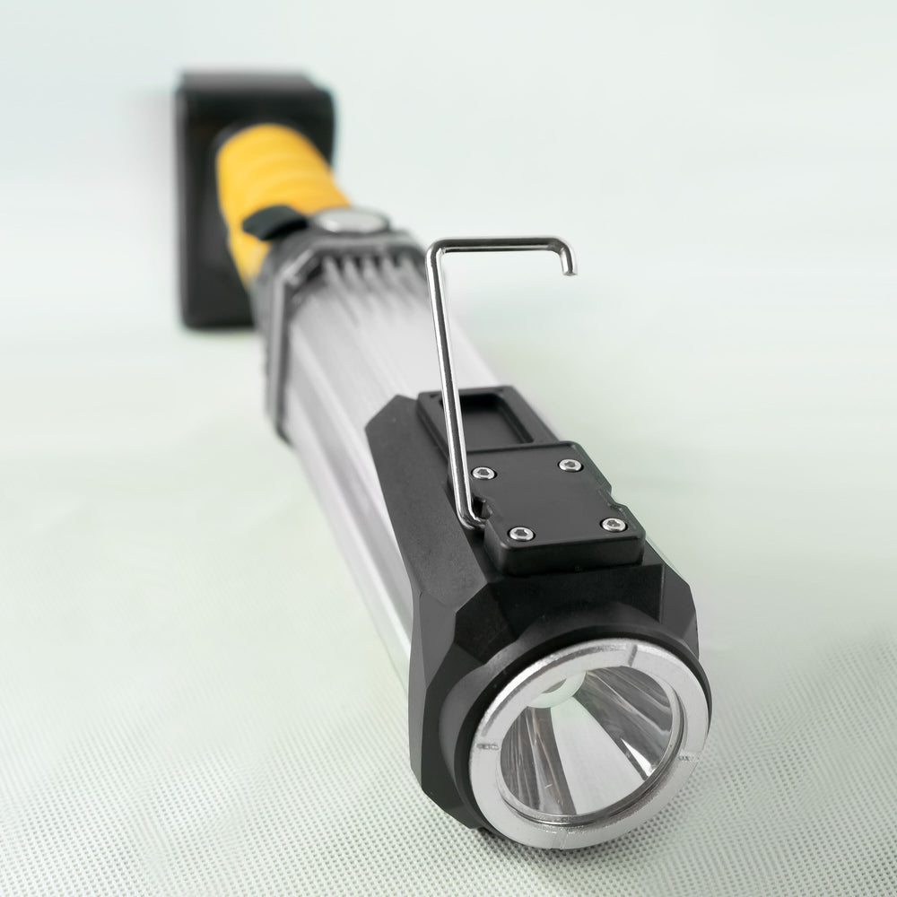 Technik LED Zaklamp W50 COB+XPG 1000 lumen Wit IP55 met USB Type-C Oplaadbare Batterij en Powerbank