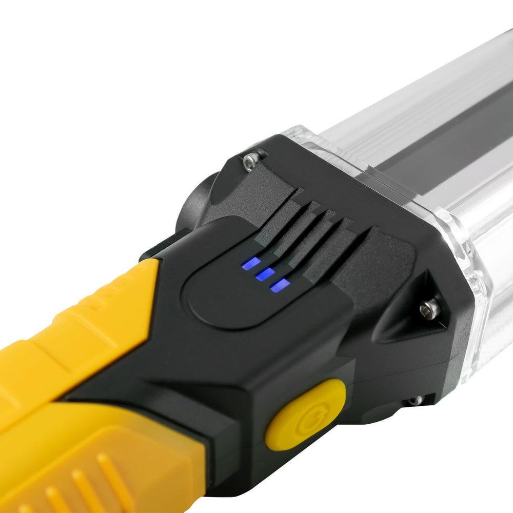 Technik LED Zaklamp W50 COB+XPG 1000 lumen Wit IP55 met USB Type-C Oplaadbare Batterij en Powerbank