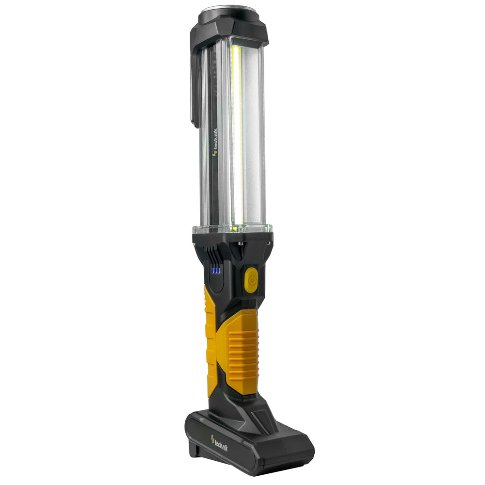 Lampe de poche LED Technik W50 COB+XPG 1000 lumens Blanche IP55 avec batterie rechargeable USB Type-C et fonction Powerbank