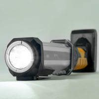 Lampe de poche LED Technik W50 COB+XPG 1000 lumens Blanche IP55 avec batterie rechargeable USB Type-C et fonction Powerbank