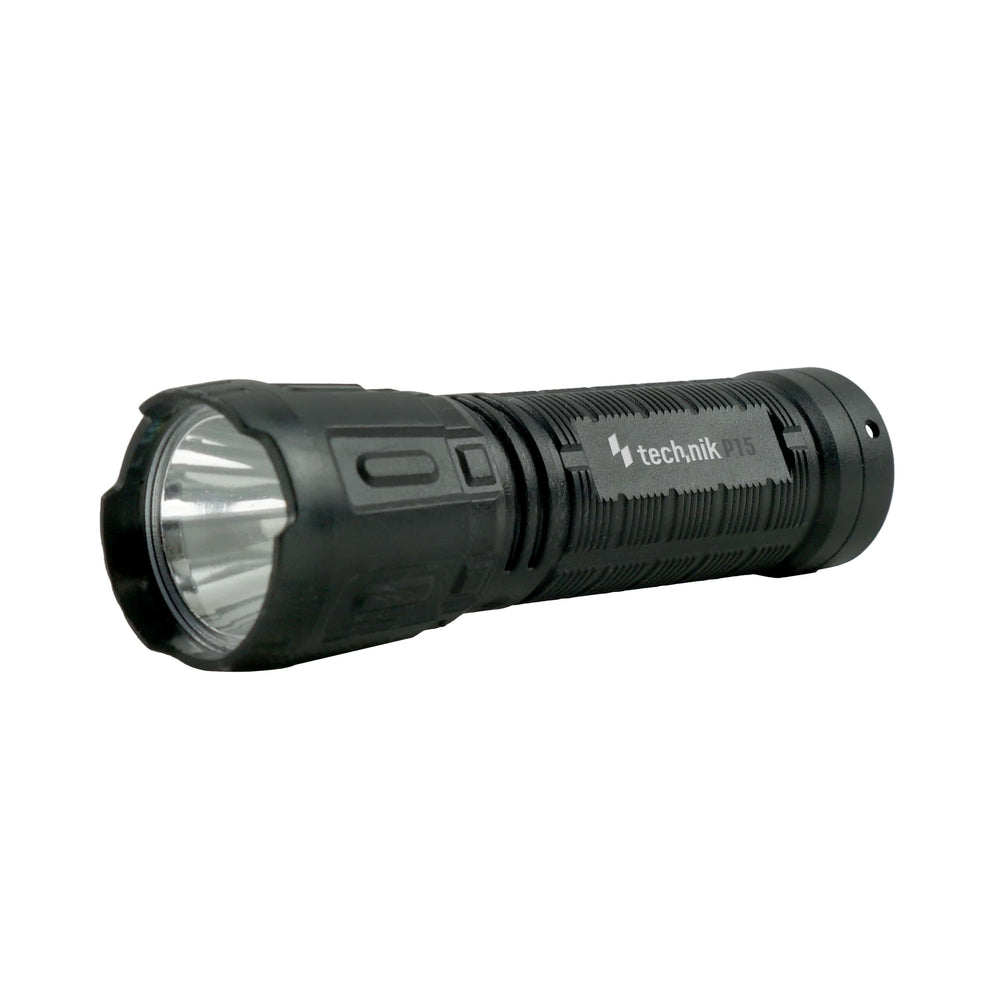 Technik P15 oplaadbare zaklamp 100 lumen XPE LED, IP44, 800mAh micro USB, 10u gebruiksduur, Wit