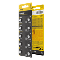 Technik Platinum AG3 LR41 192 392 1.5V Alkaline knoopcelbatterij verpakking van 10 voor horloges en kleine apparaten