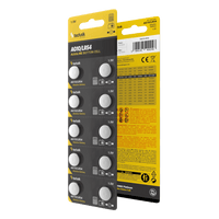 Technik Platinum Alkaline knoopcel AG10 LR54 189 389 1.5V B10 verpakking van 10 voor betrouwbare kleine apparaten