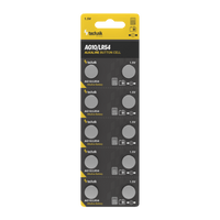 Technik Platinum Alkaline knoopcel AG10 LR54 189 389 1.5V B10 verpakking van 10 voor betrouwbare kleine apparaten