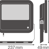 Lampe LED Tsong 10.5W 3000K 1521 lumens 220-240V IP20 IK10 CRI 80 Aluminium Or Mat CE RoHS