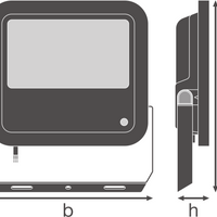 Lampe LED Tsong 10.5W 3000K 1521 lumens 220-240V IP20 IK10 CRI 80 Aluminium Or Mat CE RoHS