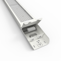 Lampe LED Tsong 10.5W 3000K 1521 lumens Puce Philips IP20 IK10 sans scintillement Aluminium Or Mat