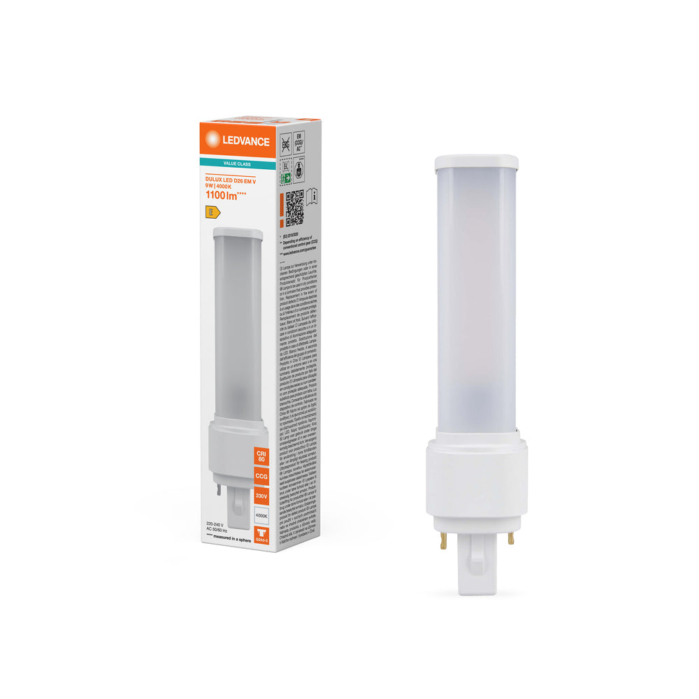 Tsong LED lamp 9W 4000K Philips chip vervangt 26W 220-230V energielabel D