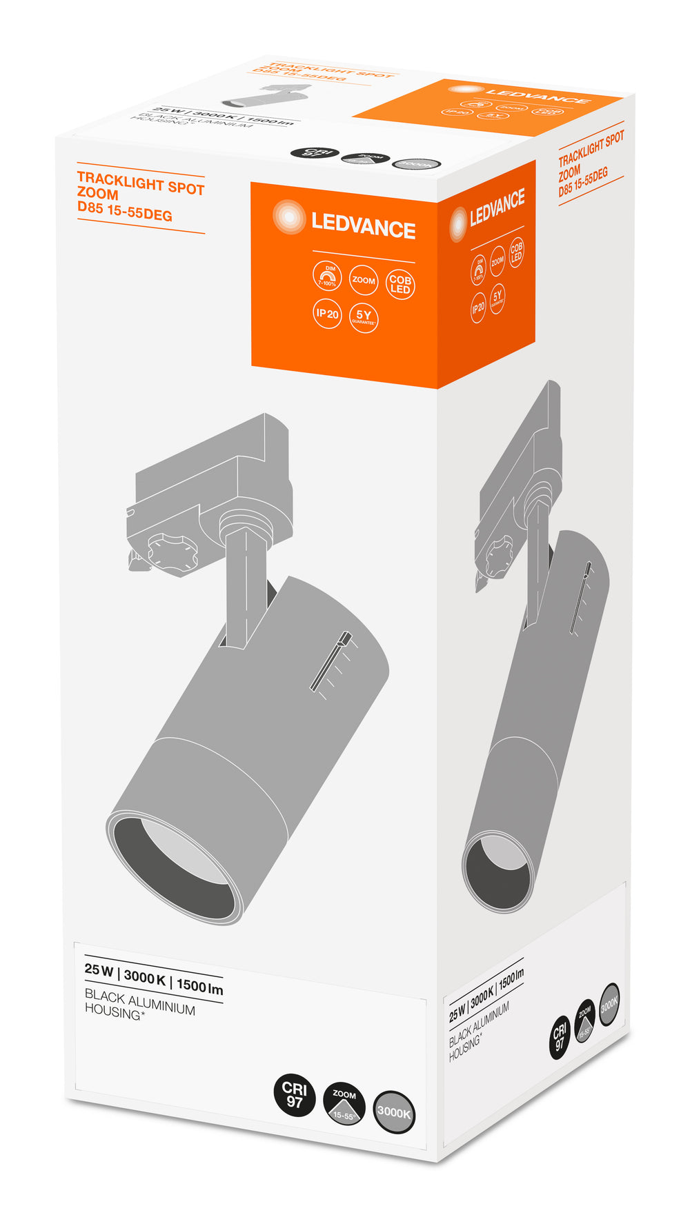 Tsong LED lamp E27 10.5W 3000K 1521 lumen dimbaar warm wit, aluminium mat goud, IP20 IK10 CE RoHS