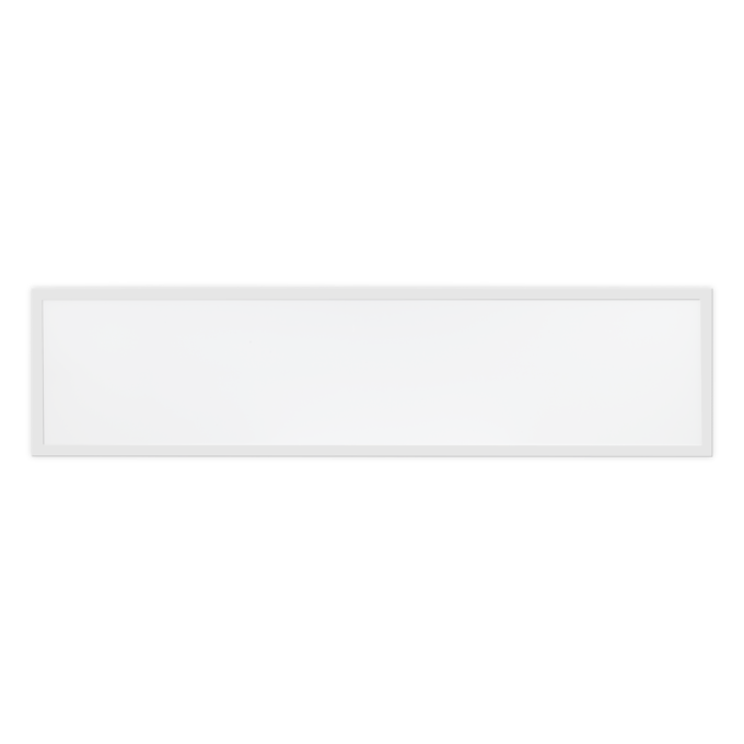 Panneau LED Tsong 33W 4000K 3630 lumens 120x30cm IP20 CRI 80 Aluminium Blanc pour bureaux et écoles