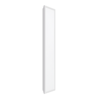 Panneau LED Tsong 33W 4000K 3630 lumens 120x30cm IP20 CRI 80 Aluminium Blanc pour bureaux et écoles