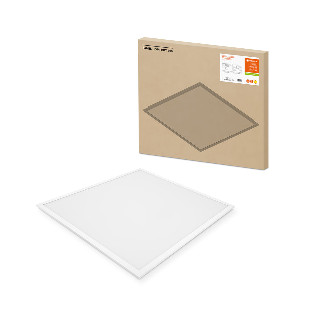 Panneau LED Tsong 60x60cm 33W 3000K 1521 lumens IP20 IRC 80 Aluminium Or Mat CE RoHS