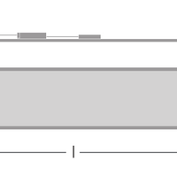 Tsong LED paneelarmatuur 33W 3000K 4320 lumen 120x30cm UGR<19 IP20 aluminium wit flikkervrij