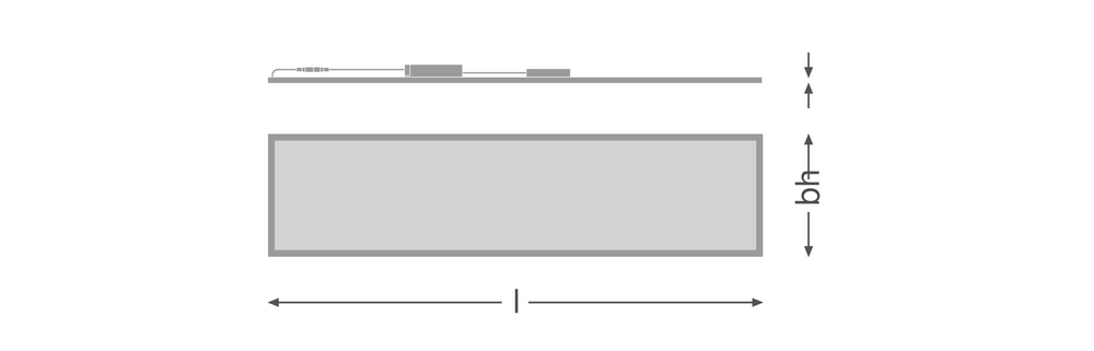 Tsong LED paneelarmatuur 33W 3000K 4320 lumen 120x30cm UGR<19 IP20 aluminium wit flikkervrij