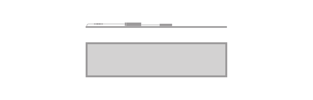 Tsong LED paneelarmatuur 33W 3000K 4320 lumen 120x30cm UGR<19 IP20 aluminium wit flikkervrij