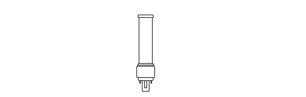 Tsong LED PLC Dulux D G24Q-3 2 broches 10,5W 3000K 1521 lumens 230V blanc chaud faisceau 120° CRI 80
