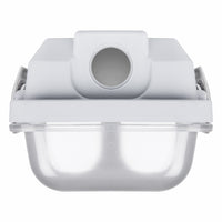 Tsong LED buisarmatuur 120cm IP65 waterdicht voor dubbele LED buizen, aluminium mat gouden afwerking