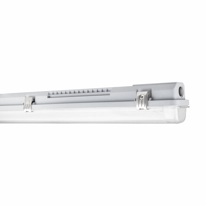 Luminaire tube LED Tsong 120cm étanche IP65 pour tube LED unique, boîtier en aluminium durable