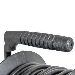 Kabelhaspel 15m - 4-voudig met randaarde -  3x1.5mm2 - zwart 