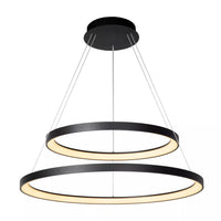 Lampe suspendue Lucide VIDAL Ø78 cm LED 92W 2700K dimmable noir