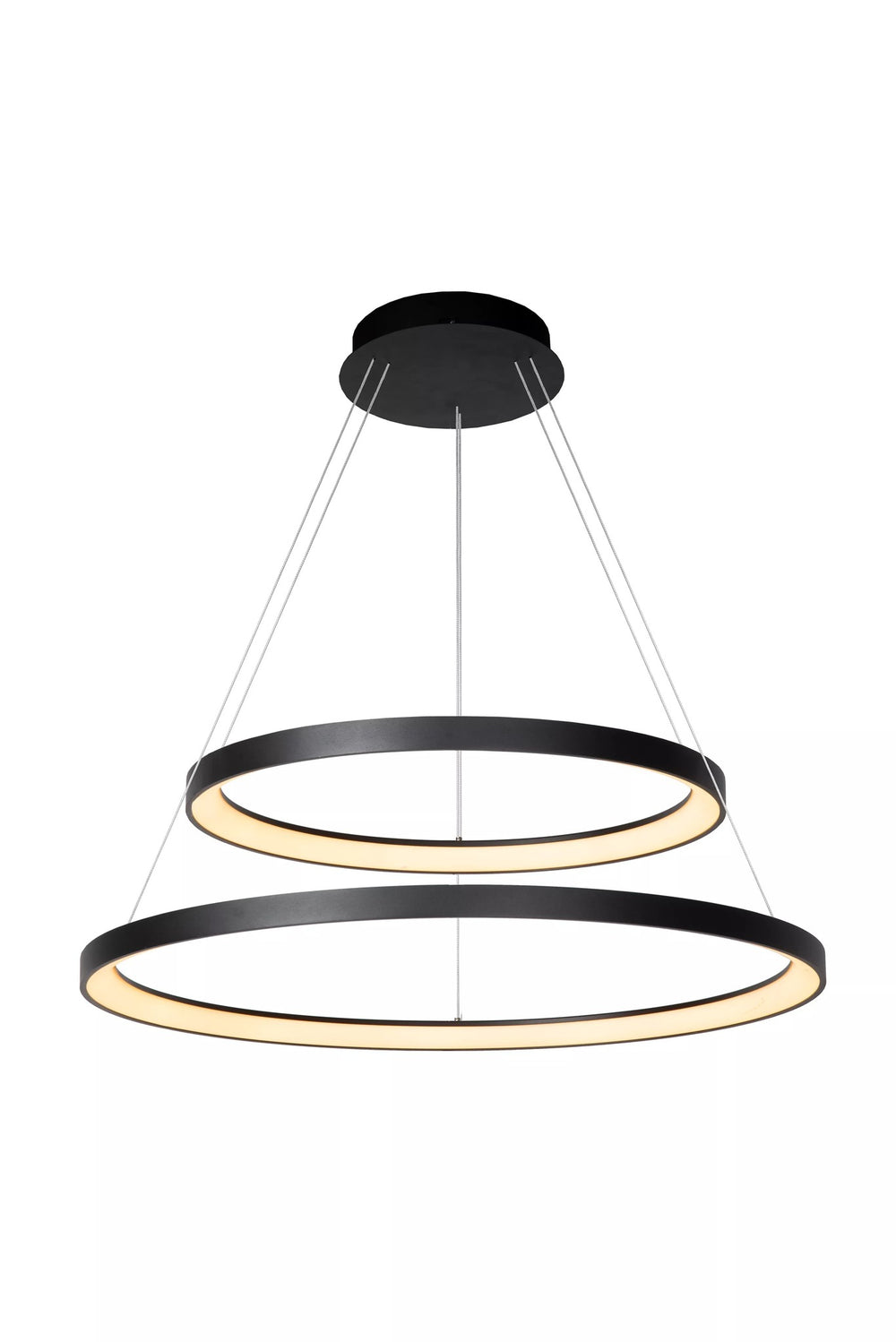 Lampe suspendue Lucide VIDAL Ø78 cm LED 92W 2700K dimmable noir