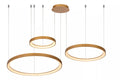 Lucide VIDAL Suspension LED 120W 2700K dimmable Ø78cm Laiton Doré Mat IP20