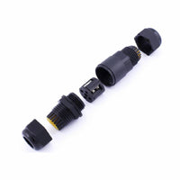 Connecteur de câble étanche LCB 3 pôles pour 0.5-1mm² 220-240V, IP68 extérieur, certifié CE RoHS