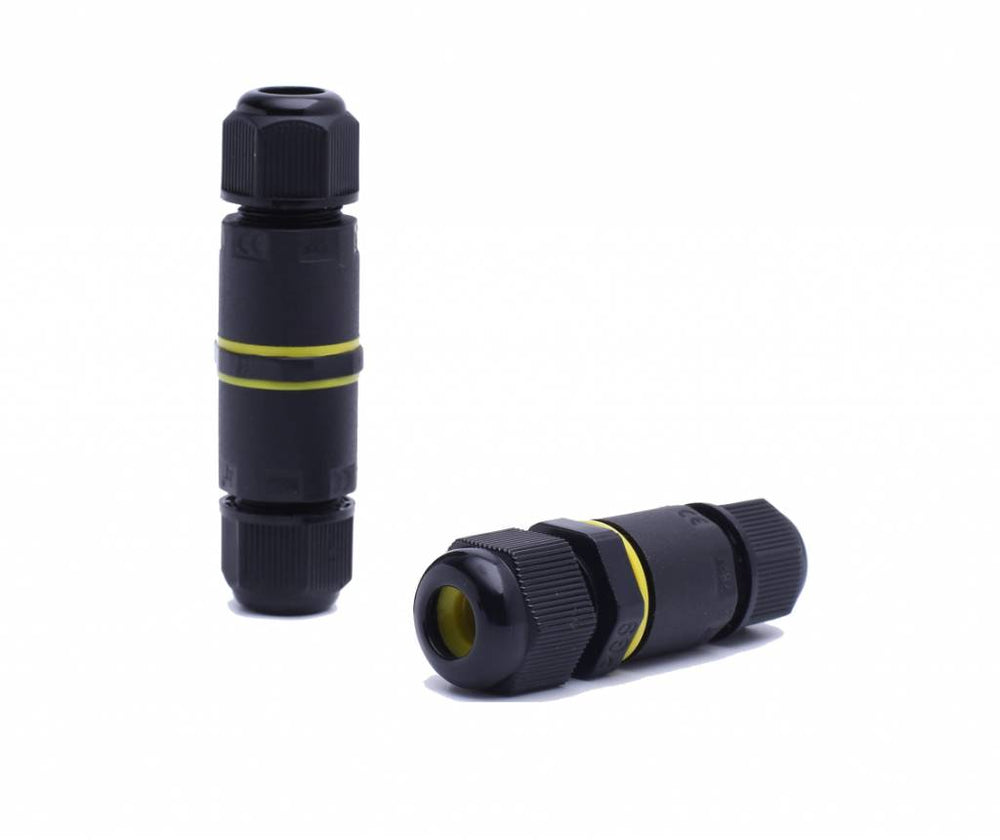 Connecteur de câble étanche LCB 3 pôles pour 0.5-1mm² 220-240V, IP68 extérieur, certifié CE RoHS