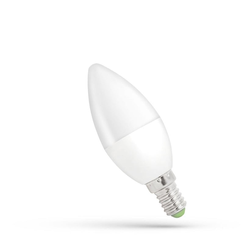 Spectrum LED bougie C37 E14 6W blanc chaud 3000K 520 lumens IP20 idéal pour l'éclairage d'ambiance