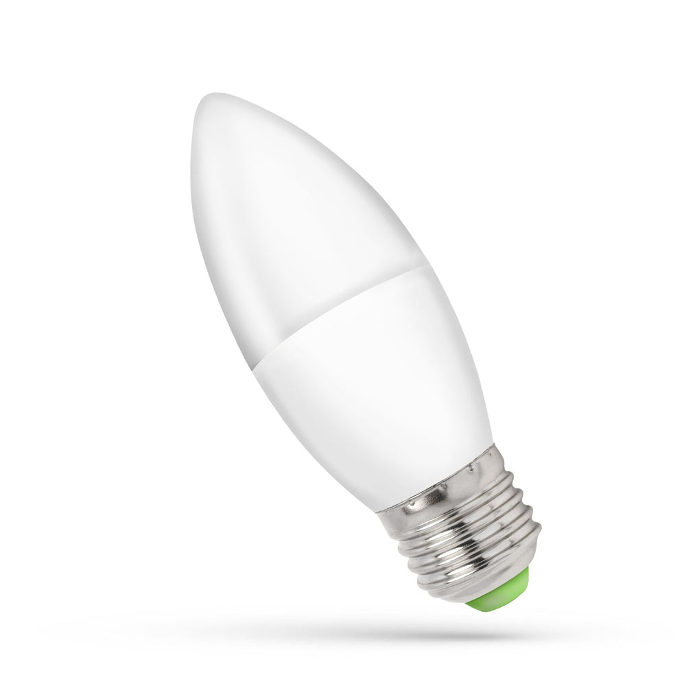 Lampe à bougie LED Spectrum C37 E27 blanc chaud 3000K 6W 520 lumens 160° - ambiance parfaite à la maison