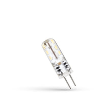 Spectrum LED G4 12V 1,5W silicone blanc chaud 3000K, 270° angle, 95 lumens, CRI 80, longue durée de vie, non dimmable