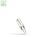 Spectrum LED G4 12V 1,5W silicone blanc chaud 3000K, 270° angle, 95 lumens, CRI 80, longue durée de vie, non dimmable