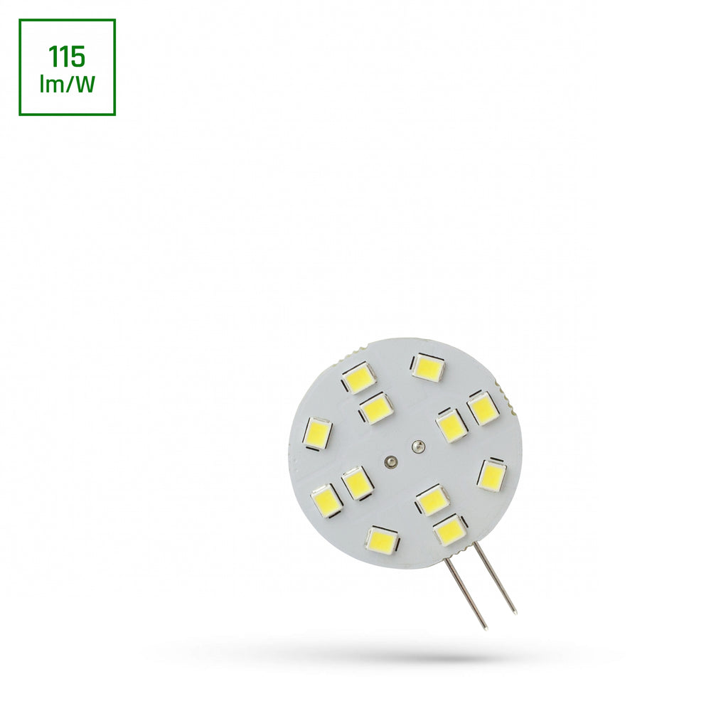 Spectrum LED G4 12V 2W 6000K 230 lumen 120° koelwit licht CRI 80 niet-dimbaar voor binnengebruik