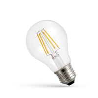 spectrum led gls A60 E27 230V 4W blanc chaud 2700K look filament, 450 lumens, IP20, angle de rayonnement de 300 degrés